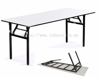 VF415 Foldable Rectangular Table W120 x D45 x H76 cm