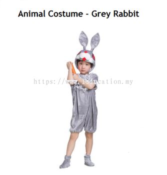 Animal Costume - Grey Rabbit (Pre-Order 2 Week)  