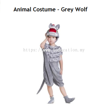 Animal Costume - Grey Wolf (Pre-Order 2 Week) 