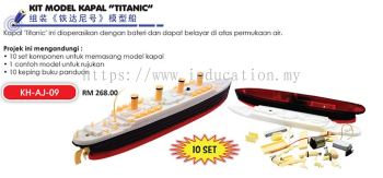 KH-AJ-09 Kit Model Kapal " Titanic " (10 set)