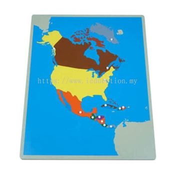 KG007 Puzzle Map of North America