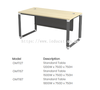 OMT127 Standard Table