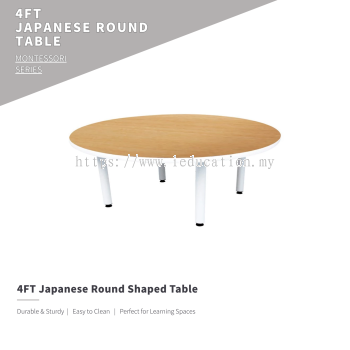 Q021J 4' Japanese Round Table