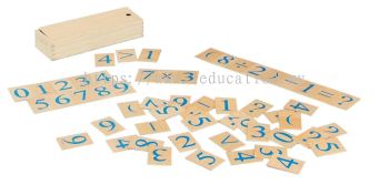 VT003(a) Wooden Number Cards 