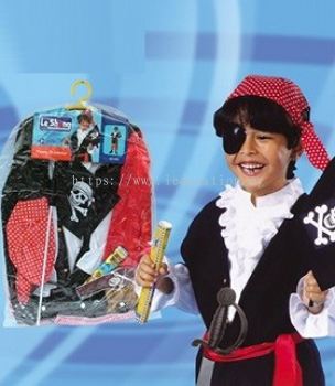 C2382 Pirate king Costume wt Accessories