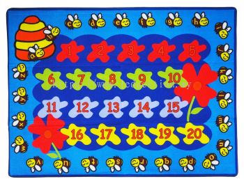 ZTC009 Carpet - Counting Bee (2x1.5m) 
