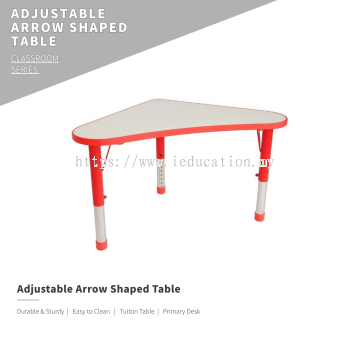QYY019 Adjustable Arrow Shaped Table 