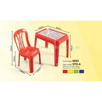 STD-A Study Desk Plastic ( Not Include Chair )