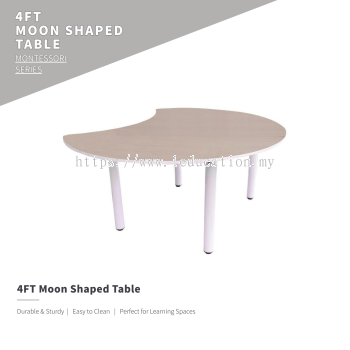 Q031 4' Moon Shaped Table
