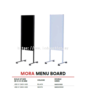 MM369BB MORA Metal menu board
