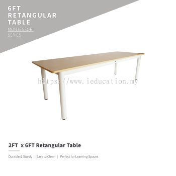 Q027 6'x2' Retangular Table (H53cm )