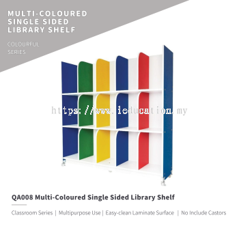 QA006 Multi-Coloured Bag Cubby Shelf
