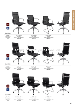 LA-01-Mesh Designer Aluminium Chair