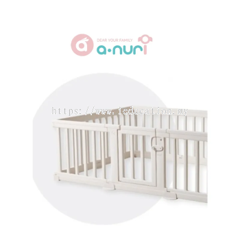 AMB-1414G Anuri (Korea) 140 x 140 cm Modern Baby Room Safety Fence Safety Guard Baby Fence Play Yard 8 panel 