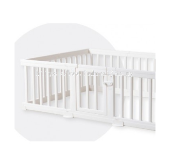 AMB-1414W Anuri 140 x 140 cm Modern Baby Room Safety Fence Safety Guard Baby Fence Play Yard 8 panel ( Full WHITE )