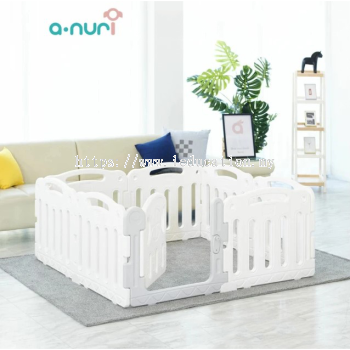 APB-1414W Anuri (Korea) 140 x 140cm play baby room safety fence baby guard Play Yard ( WHITE )