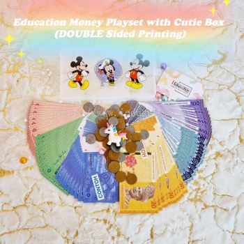 Education Money Playset ( 50pcs ) - Double Sided Printing