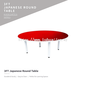 Q013 3FT Japanese Round Table ( H30cm )