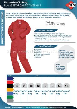 Flame Retardant Coveralls