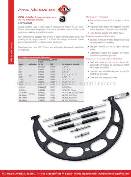 STARRETT Anvil Micrometers