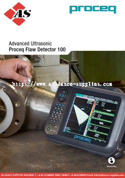 PROCEQ Advanced Ultrasonic Flaw Detector 100 (LEMO / BNC)