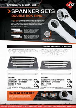 SP TOOLS Double Box RING Spanner Sets