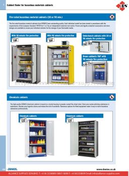 DENIOS Chemicals and Hazardous Material Cabinets