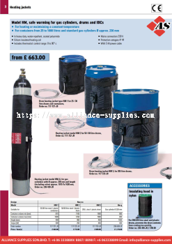 DENIOS Drum, Gas Cylinder and IBC Heating Jackets