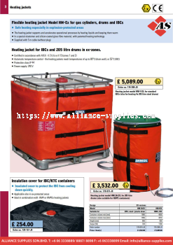 DENIOS Drum, Gas Cylinder and IBC Heating Jackets, for Ex zones