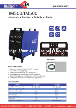 RIL TECH MIG SERIES (IGBT) IM350 / IM500