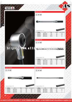 YATO Torque Wrenches and Torque Multipliers