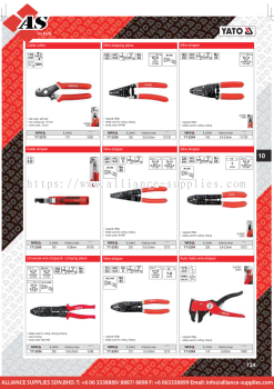 YATO Cable Cutter / Wire Stripping Pliers / Wire Stripper / Cable Stripper / Universal Wire Stripper