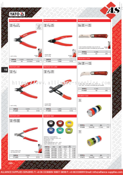 YATO Electrical Cutter / Electrical Mini Cutter / Insulation Tape / Electrician's Knife