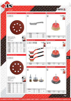 YATP Abrasive Disc With Holes / Steel Wire Brush / Steel Wire Brush Set / Cup Brush With Shaft