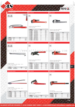 YATO Chain Pipe Wrench / Pipe Wrench 