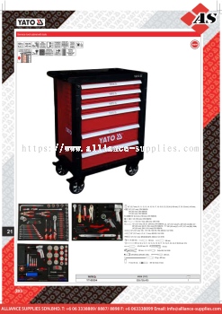 YATO Service Tool Cabinet With Tools YT-55304