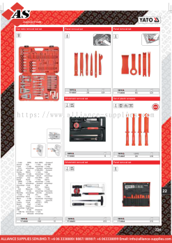 YATO Car Radio Removal Tool Set / Panel Removal Set / Windshield Removal Set / Plastic Scrapers Set