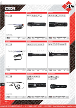 YATO Auto Tester / Flashlight / USB Flashlight