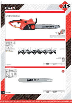 YATO 2.2KW Electric Chain Saw / Chain for Chainsaw / Chainsaw Guide Bar