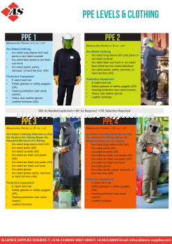 CPA Arc Flash Protection - PPE Levels & Clothing