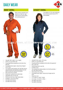 CPA Arc Flash Protection - Daily Wear INDURA & ULTRASOFT® COVERALL