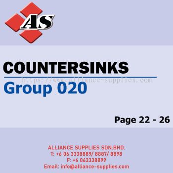 CROMWELL Countersinks (Group 020)
