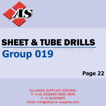 CROMWELL Sheet & Tube Drills (Group 019)