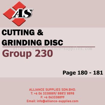 CROMWELL Cutting & Grinding Discs (Group 230)