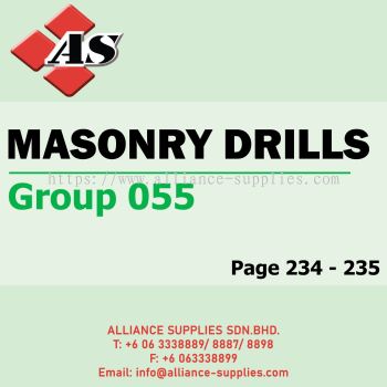 CROMWELL Masondry Drills (Group 055)