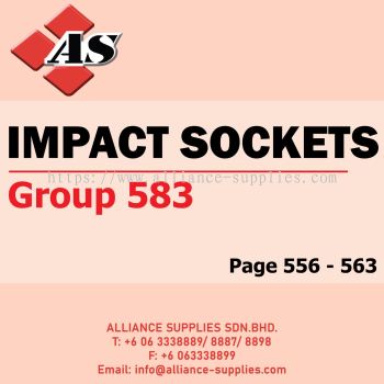 CROMWELL Impact Sockets - 1/2" / 3/8" / 1" / 1/2" (Group 583)