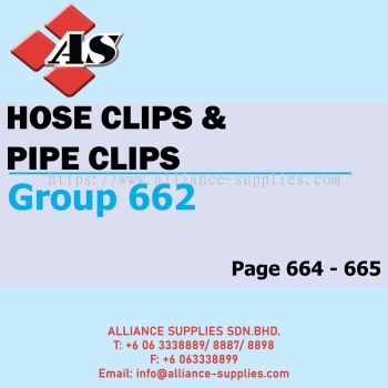 CROMWELL Hose Clips & Pipe Clips (Group 662)