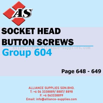 CROMWELL Socket Head Button Screws (Group 604)