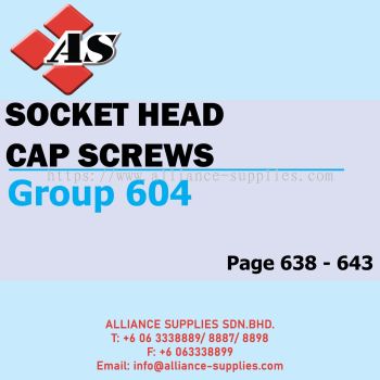 CROMWELL Socket Head Cap Screws (Group 600, 604, 610)