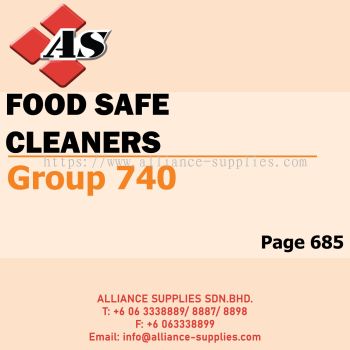 CROMWELL Food Safe Cleaners (Group 740)